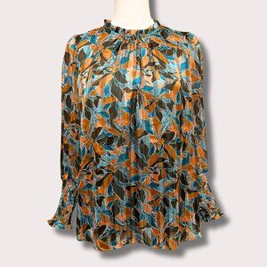 Maison d’Amélie Paris for Anthropologie Romantic Smocked Sleeve Blouse – Size M